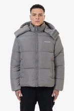 Lade das Bild in den Galerie-Viewer, PEGADOR MARTEN CRUSHED PUFFER JACKET ROCK GREY
