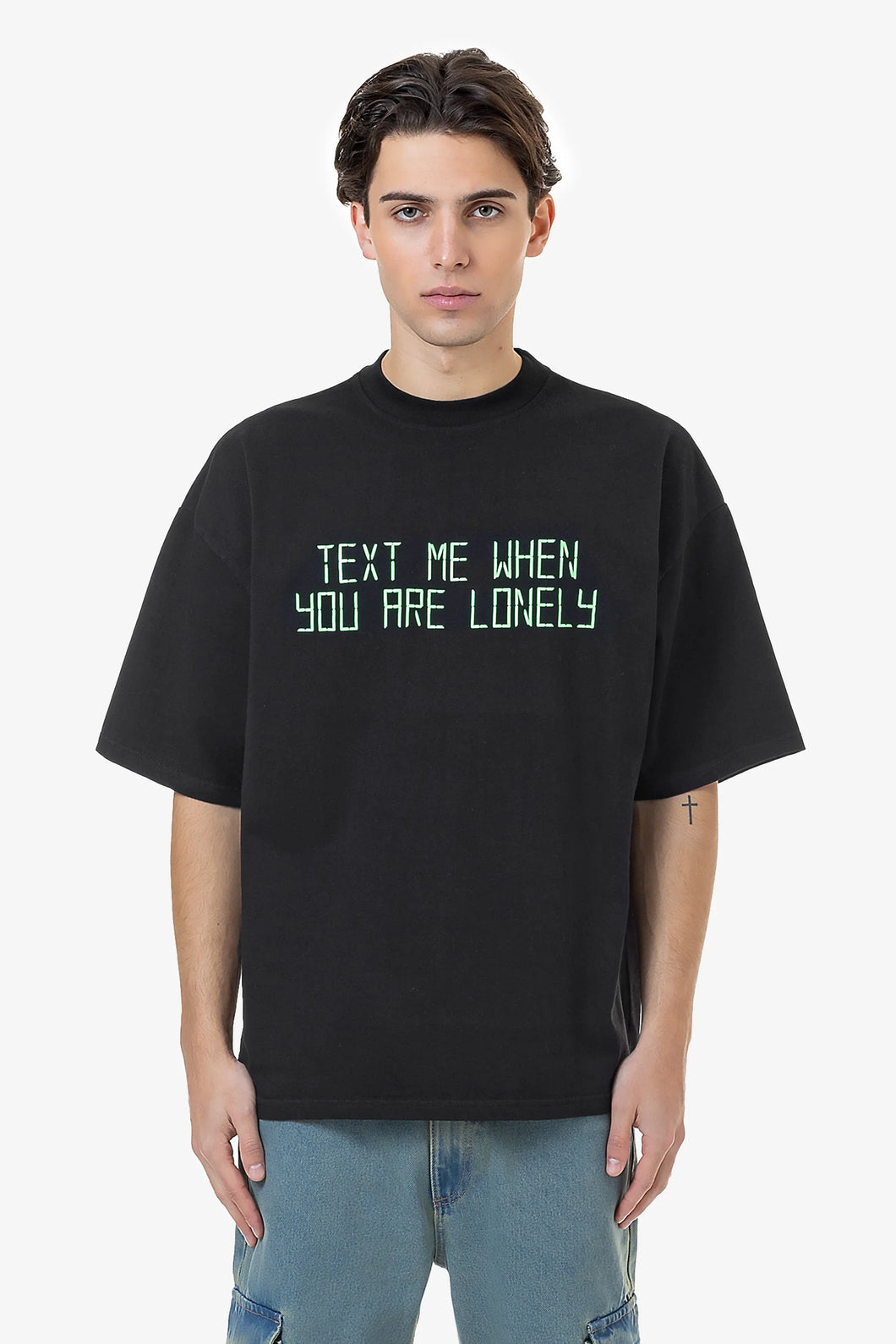 PEGADOR BLEEK BOXY TEE WASHED BLACK