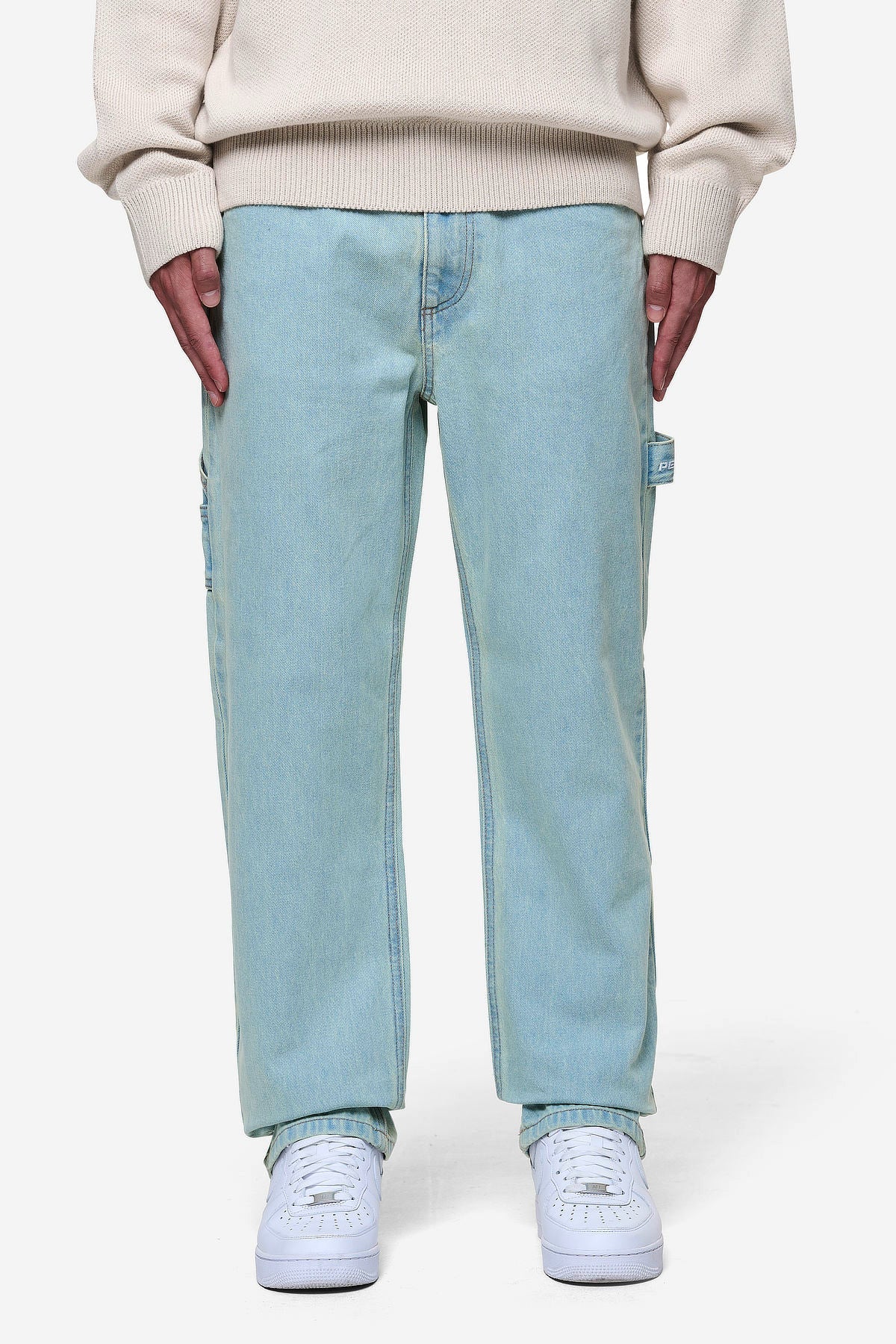 PEGADOR DAULE BAGGY WORKWEAR JEANS SAND WASHED BLUE
