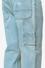 Lade das Bild in den Galerie-Viewer, PEGADOR DAULE BAGGY WORKWEAR JEANS SAND WASHED BLUE
