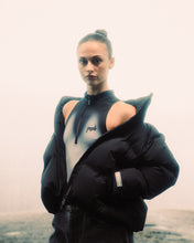 Load image into Gallery viewer, PEGADOR HENRA OVERSIZED RAGLAN PUFFER JACKET BLACK
