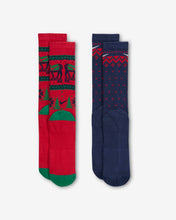 Load image into Gallery viewer, NIKE EVERYDAY PLUS CUSHIONED WINTER WONDERLAND CREW SOCKEN 2ER PACK
