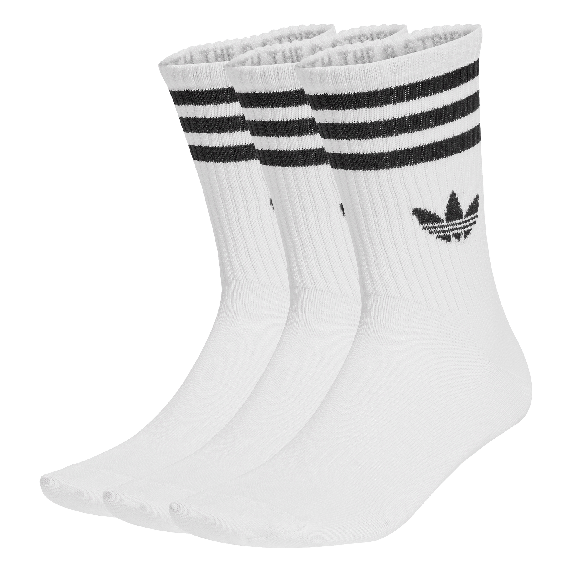 ADIDAS 3-STRIPES CREW SOCKEN 3ER PACK WHITE/WHITE/WHITE Bild 1