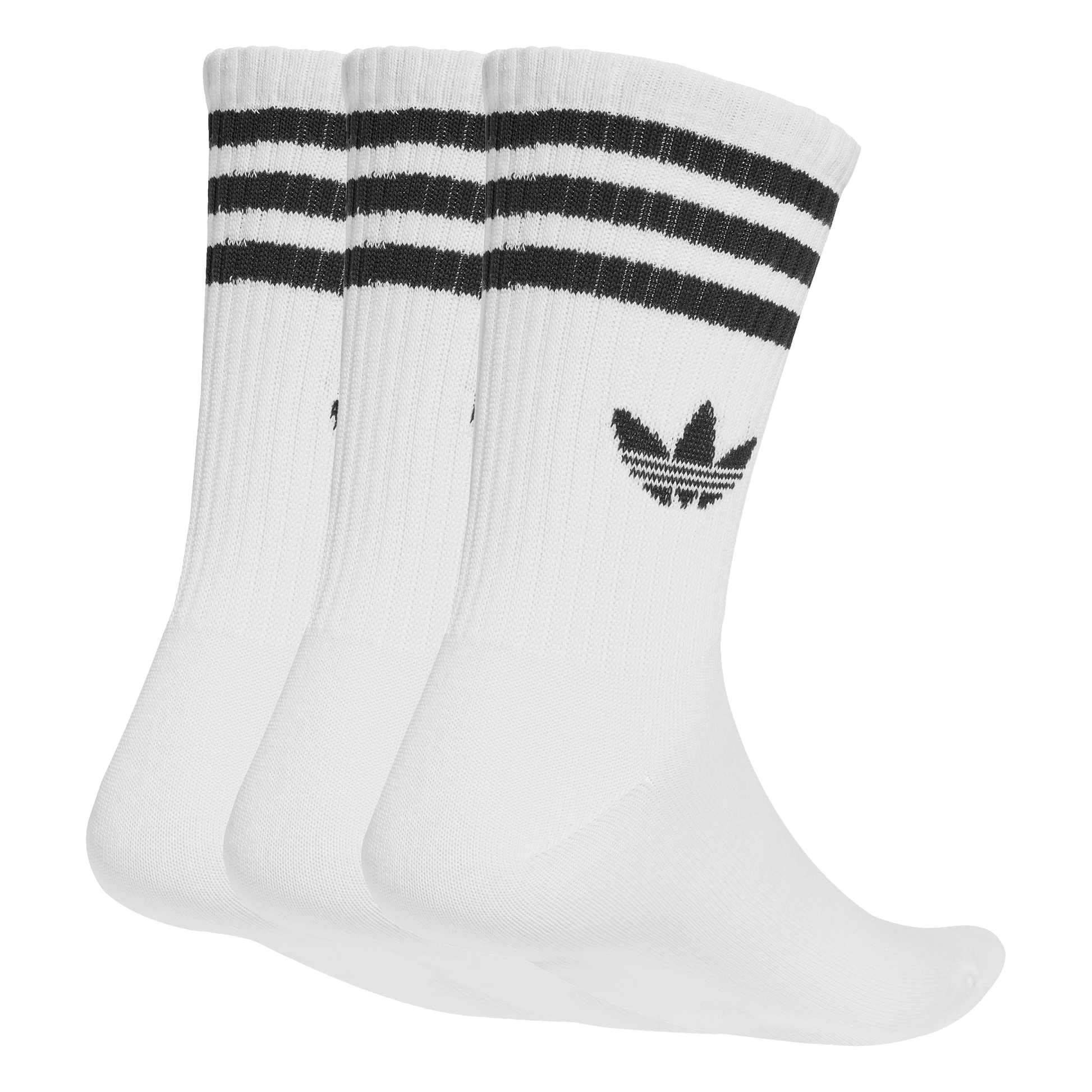 ADIDAS 3-STRIPES CREW SOCKEN 3ER PACK WHITE/WHITE/WHITE Bild 2