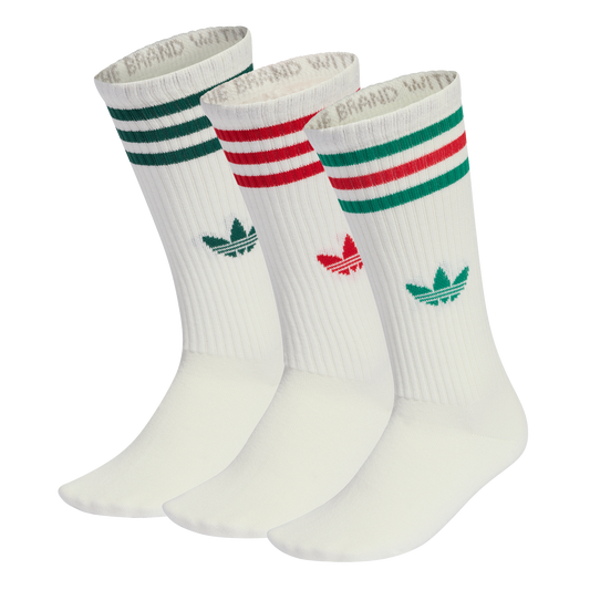 ADIDAS 3-STRIPES CREW SOCKEN 3ER PACK OWHITE/OWHITE/OWHITE Bild 1