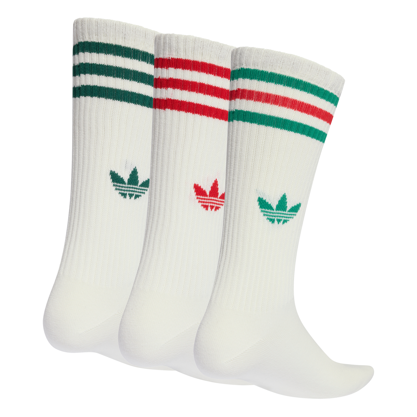 ADIDAS 3-STRIPES CREW SOCKEN 3ER PACK OWHITE/OWHITE/OWHITE Bild 2