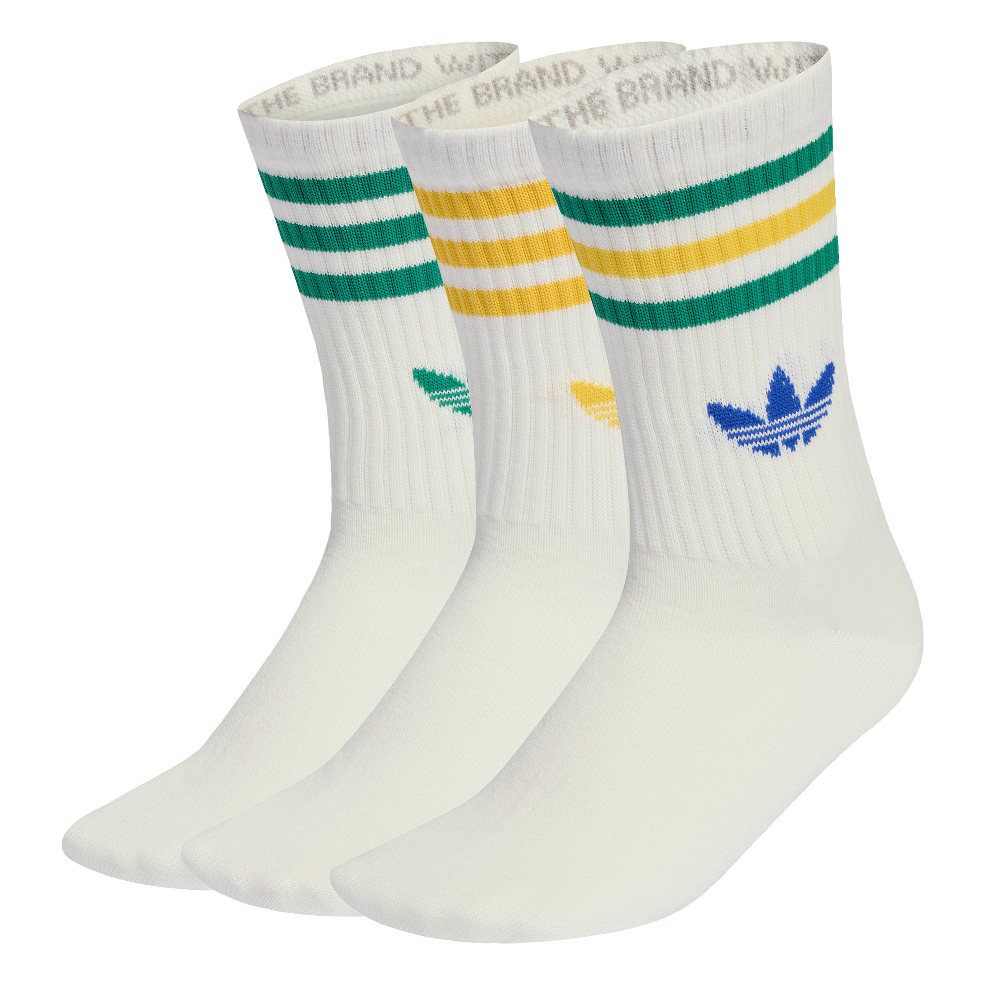 ADIDAS 3-STRIPES CREW SOCKEN 3ER PACK OWHITE/OWHITE/OWHITE Bild 1