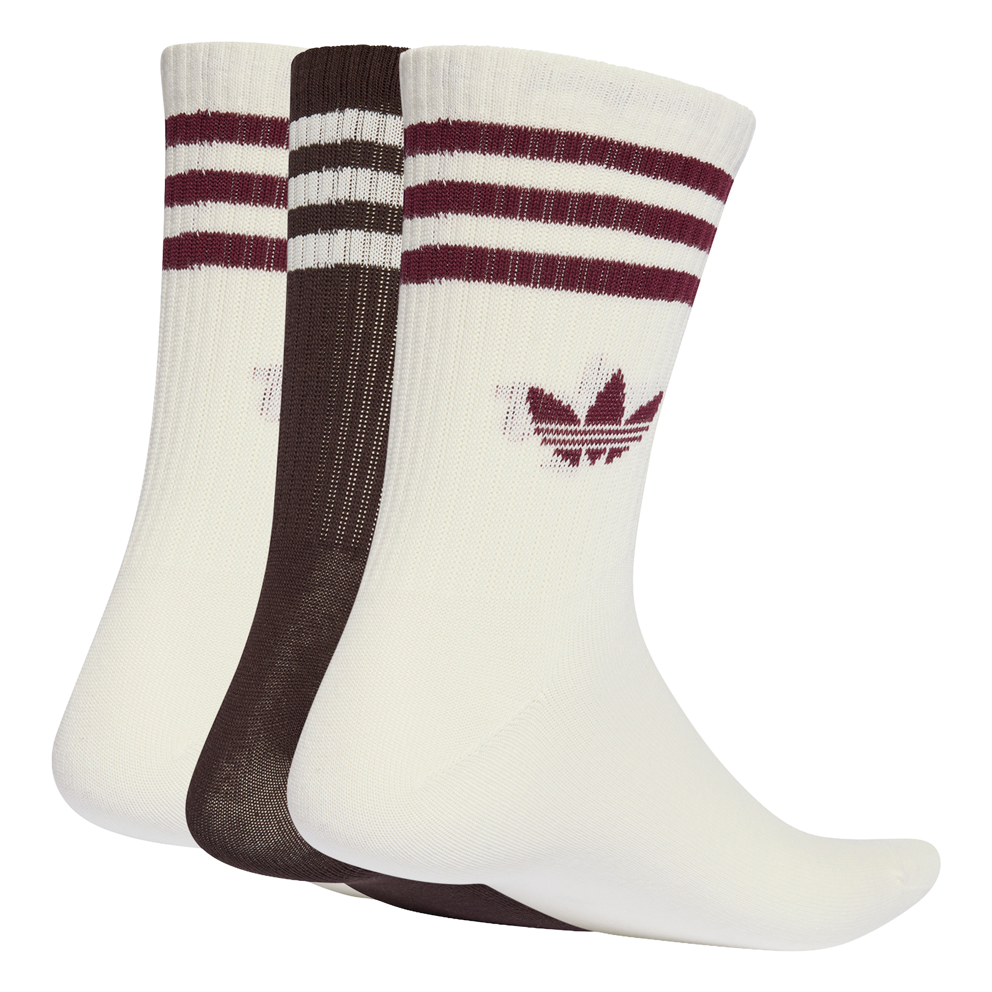 ADIDAS 3-STRIPES CREW SOCKEN 3ER PACK OWHITE/AUCO/OWHITE Bild 2