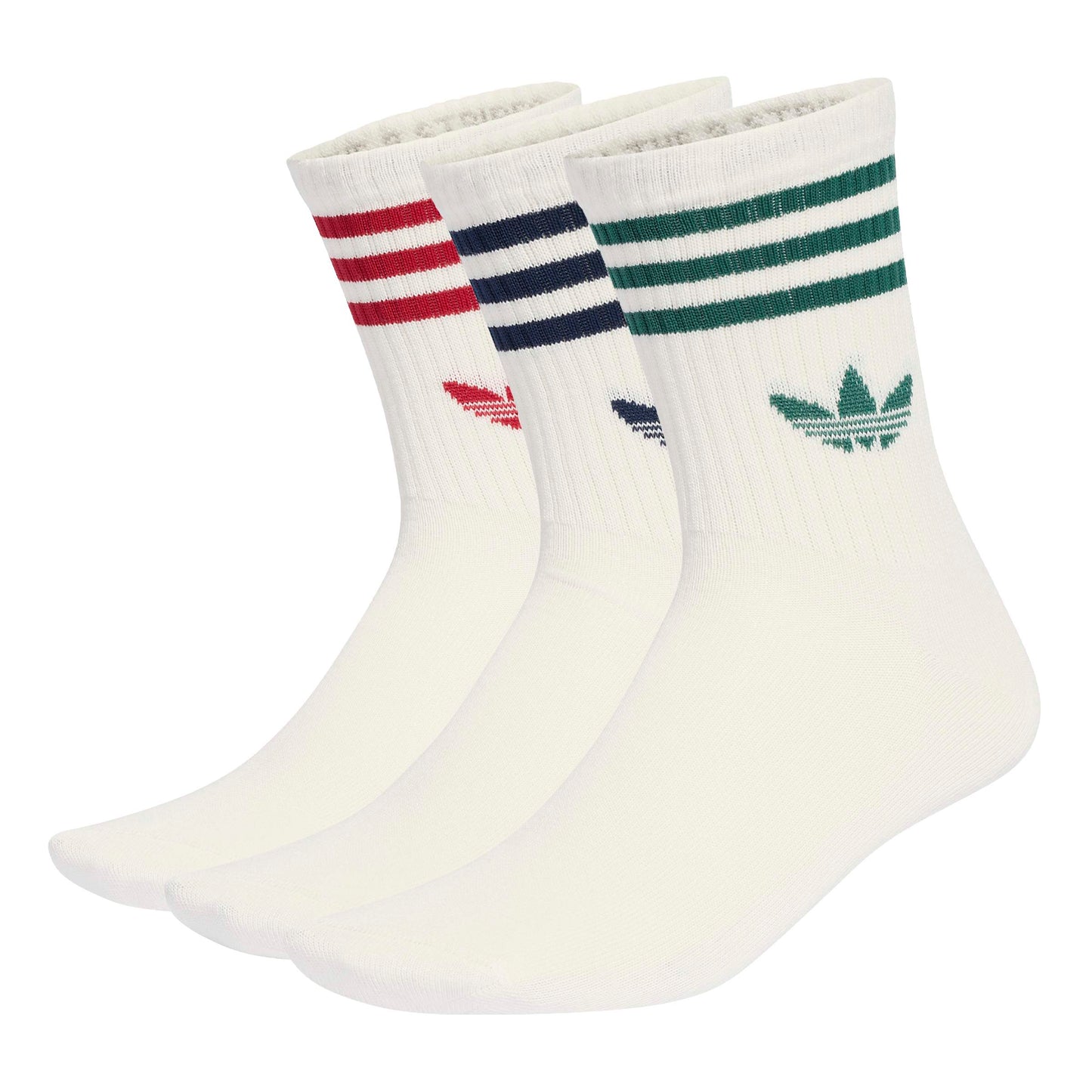 ADIDAS 3-STRIPES CREW SOCKEN 3ER PACK NINDIG/TMVIRE/CGREEN Bild 1