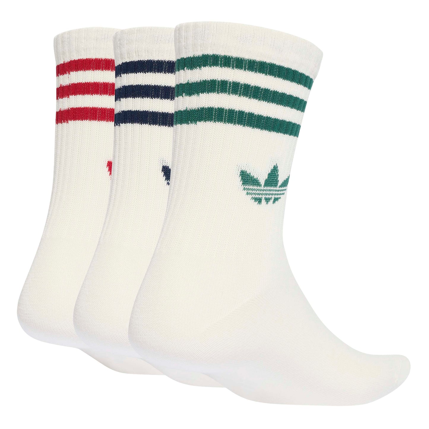 ADIDAS 3-STRIPES CREW SOCKEN 3ER PACK NINDIG/TMVIRE/CGREEN Bild 2
