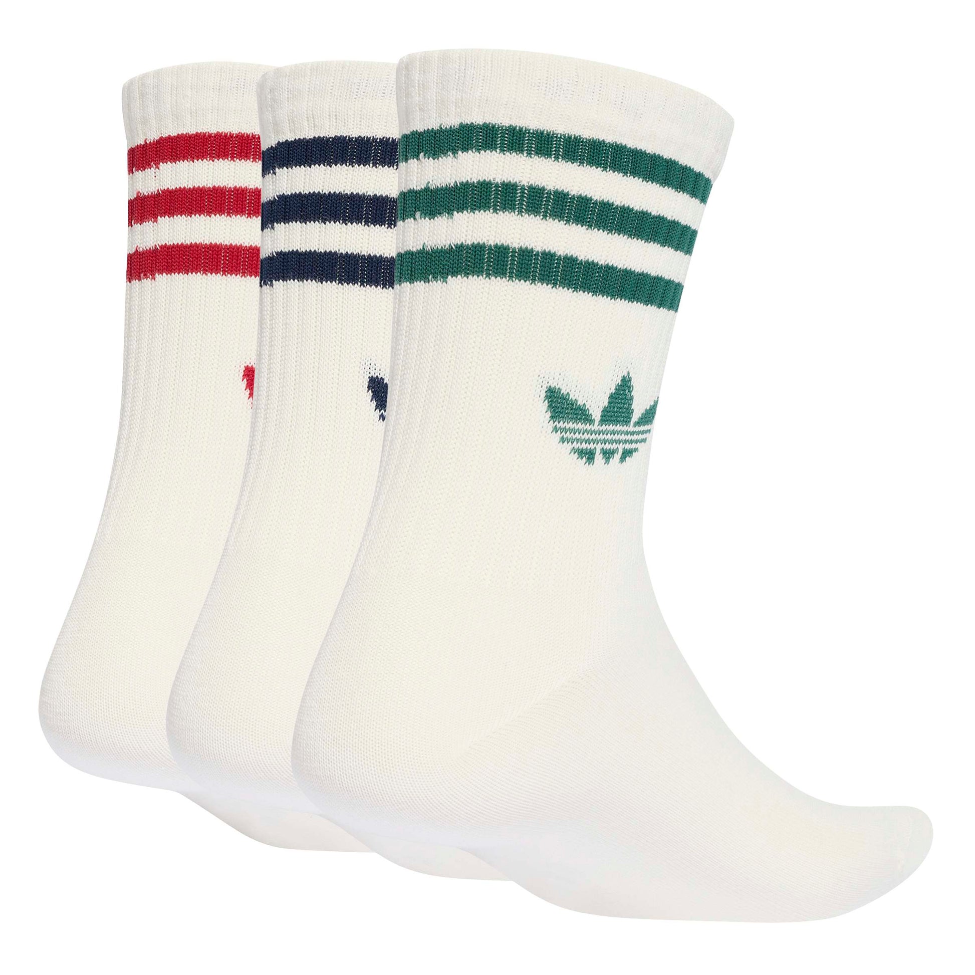 ADIDAS 3-STRIPES CREW SOCKEN 3ER PACK NINDIG/TMVIRE/CGREEN Bild 2