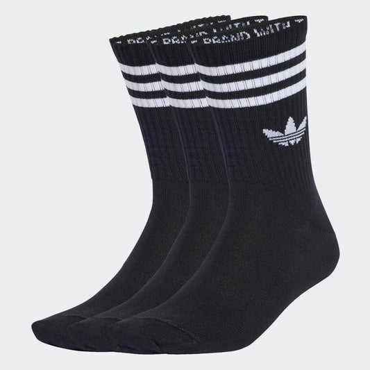3 Stripes Crew Socks 3er Pack BLACK/BLACK/BLACK Bild 1