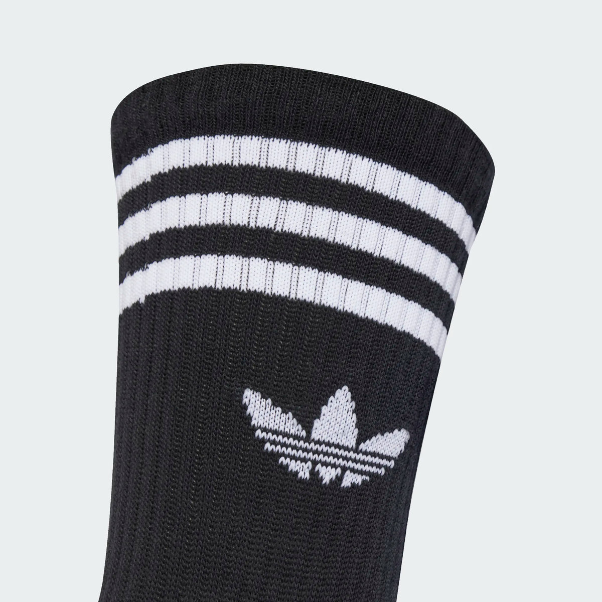 3 Stripes Crew Socks 3er Pack BLACK/BLACK/BLACK Bild 3