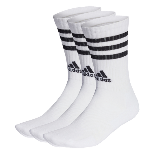 ADIDAS 3-STRIPES CUSHIONED CREW SOCKEN WHITE/BLACK Bild 1