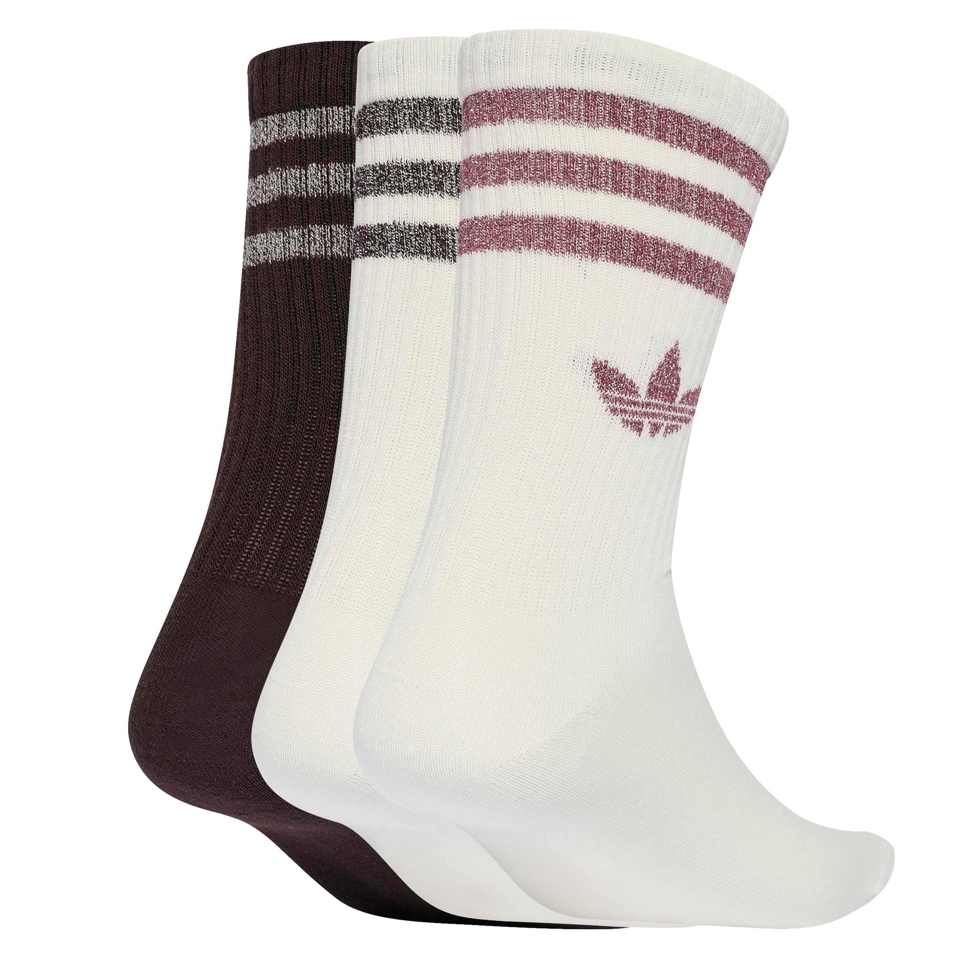 3-STRIPES GLITTER CREW SOCKS 3ER PACK OWHITE/AUCO Bild 2