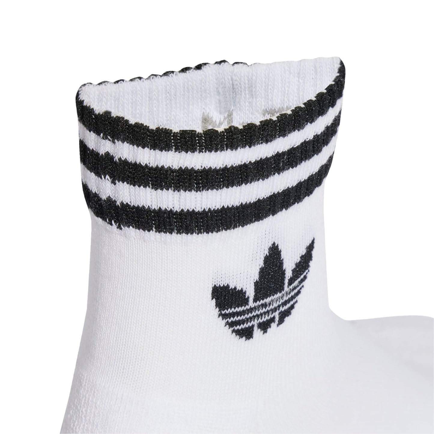 3-STRIPES TREFOIL ANKLE SOCKEN 3ER PACK WHITE/WHITE/WHITE Bild 3