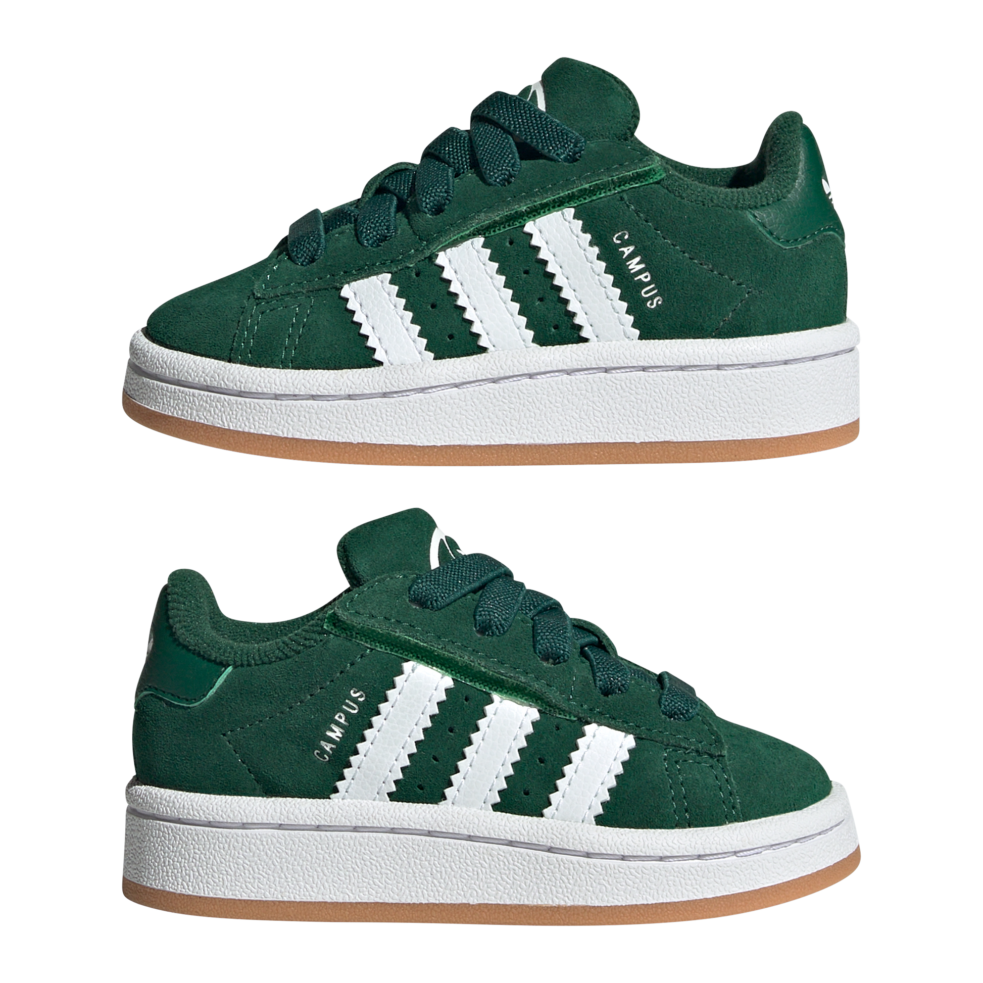 ADIDAS CAMPUS 00'S COMFORT CLOSURE ELASTIC LACE DRKGRN/FTWWHT/GUM2 Bild 3