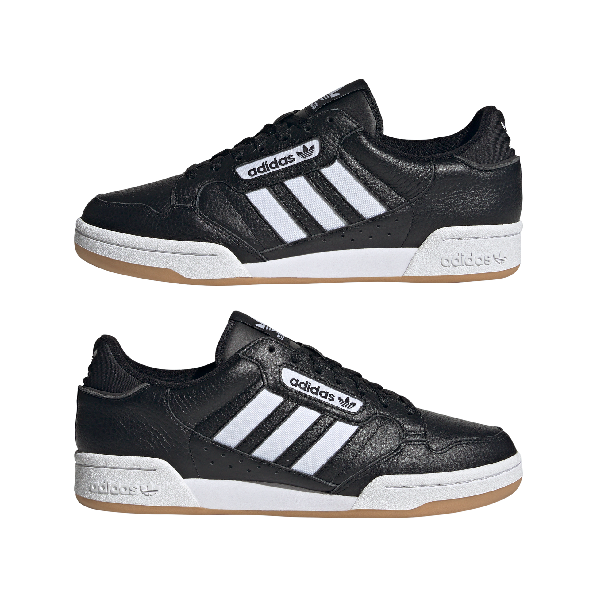 ADIDAS CONTINENTAL 80 STRIPES CBLACK/FTWWHT/GUM3 Bild 3