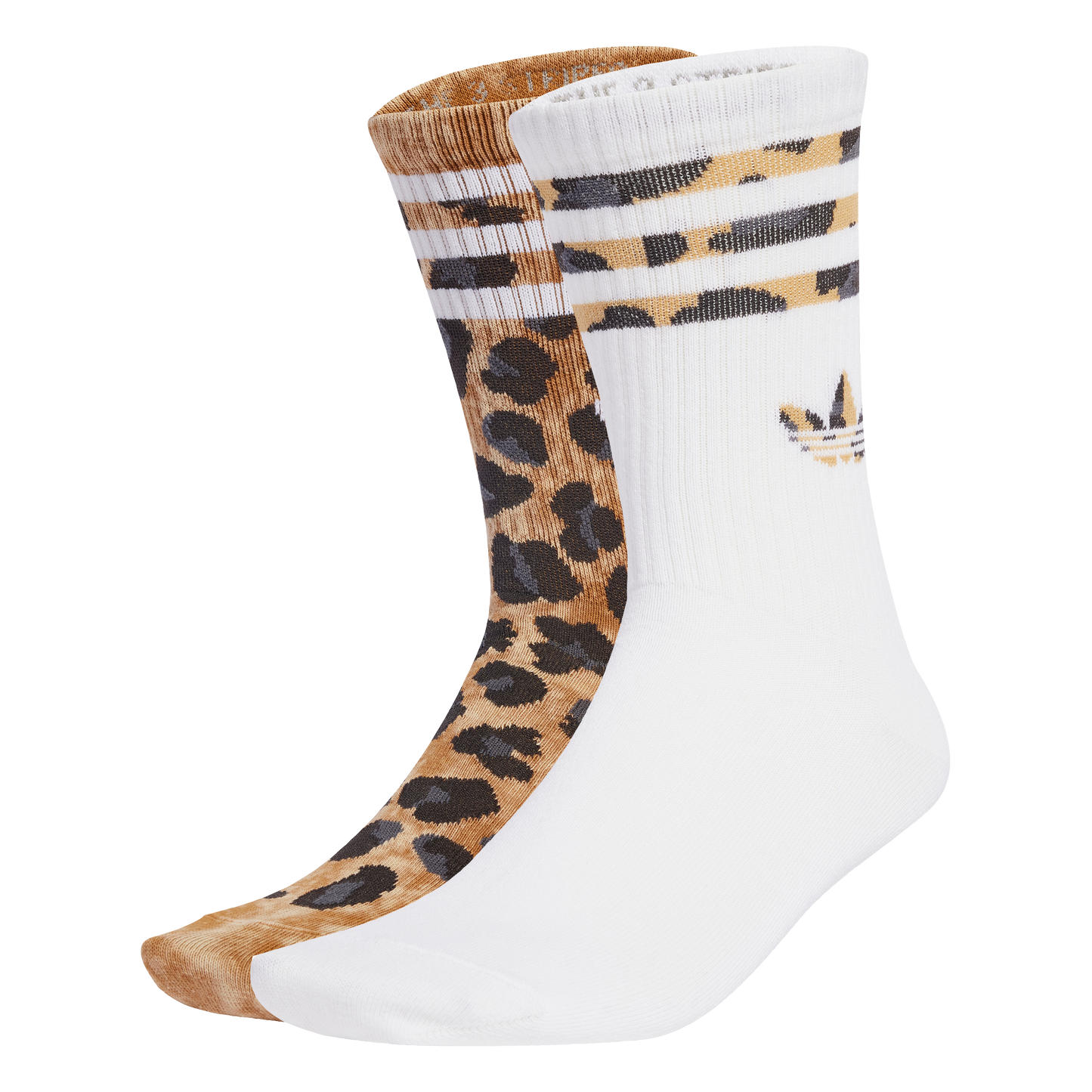 ADIDAS LEO CREW SOCKEN 2ER PACK BROSTR/BLACK Bild 1