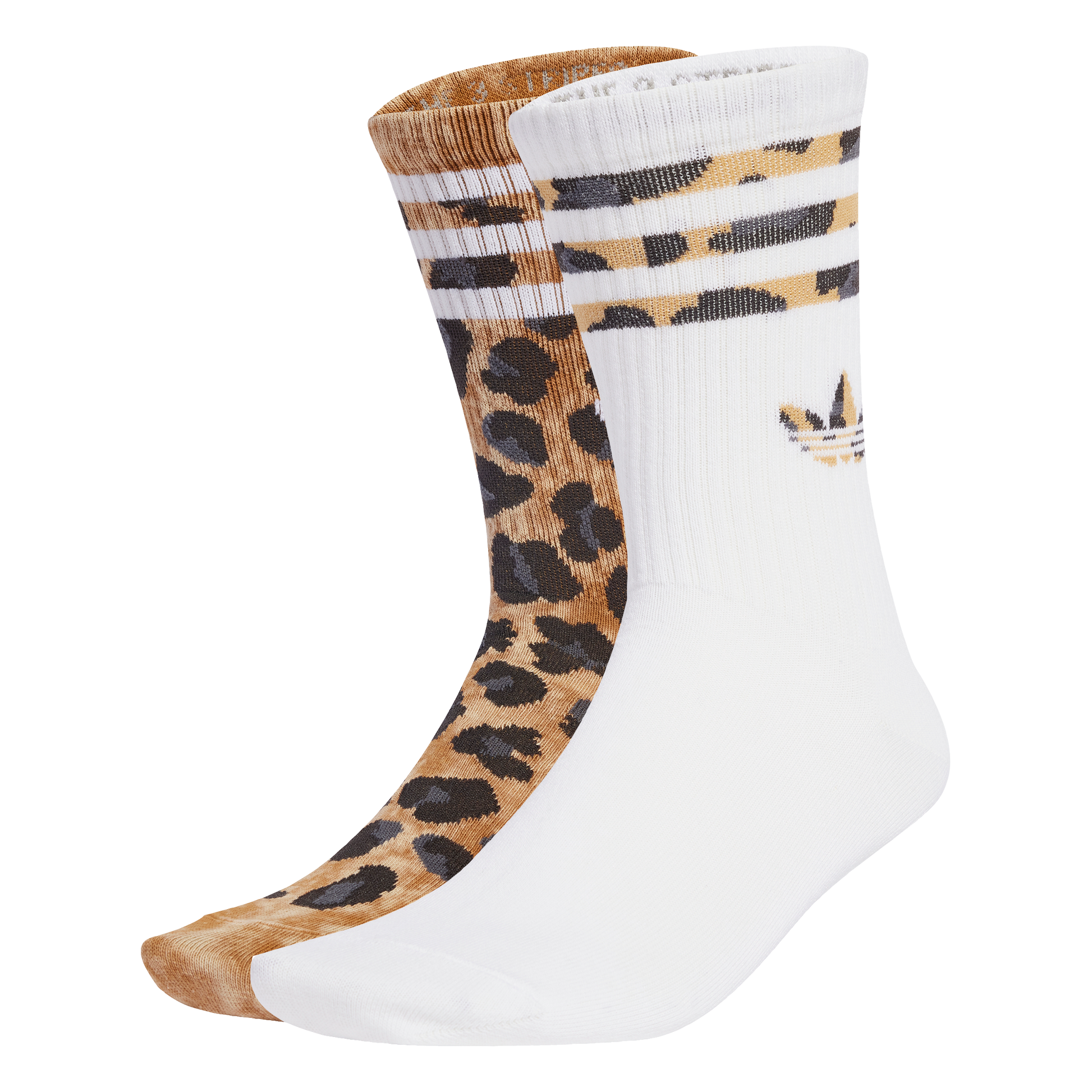 ADIDAS LEO CREW SOCKEN 2ER PACK BROSTR/BLACK Bild 1