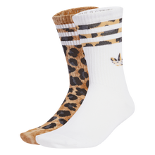 Lade das Bild in den Galerie-Viewer, ADIDAS LEO CREW SOCKEN 2ER PACK BROSTR/BLACK Bild 1
