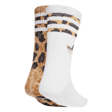 Lade das Bild in den Galerie-Viewer, ADIDAS LEO CREW SOCKEN 2ER PACK BROSTR/BLACK Bild 2
