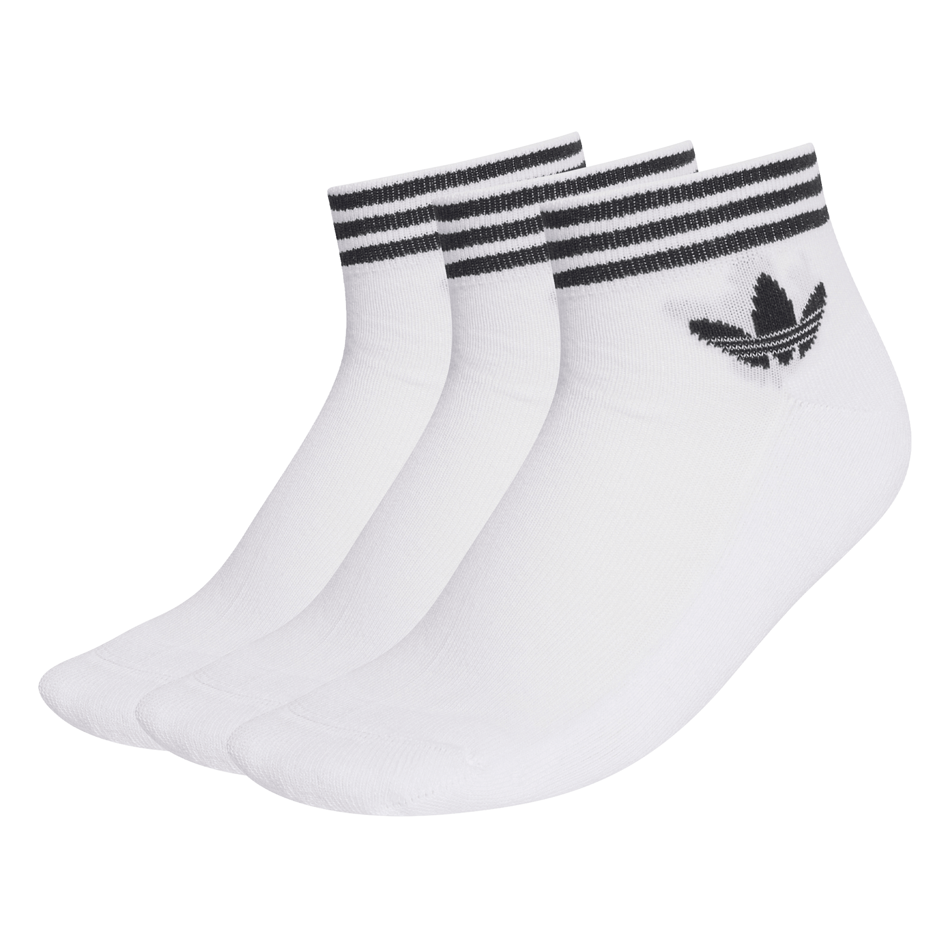 ADIDAS TREFOIL ANKLE SOCKEN WHITE/BLACK Bild 1