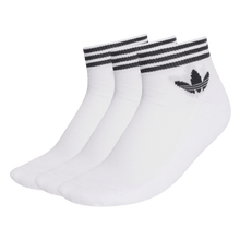 Lade das Bild in den Galerie-Viewer, ADIDAS TREFOIL ANKLE SOCKEN WHITE/BLACK Bild 1
