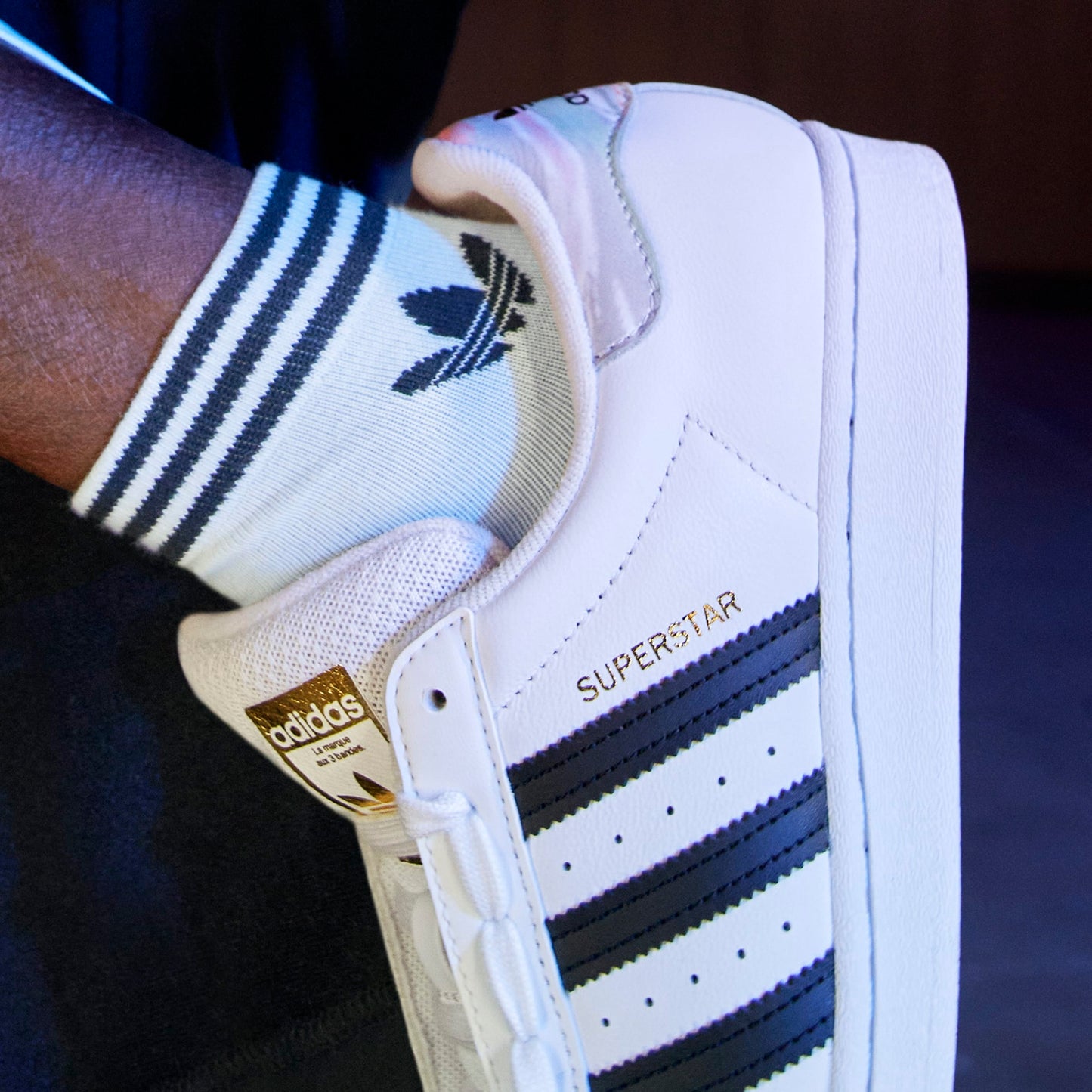 ADIDAS TREFOIL ANKLE SOCKEN WHITE/BLACK Bild 4