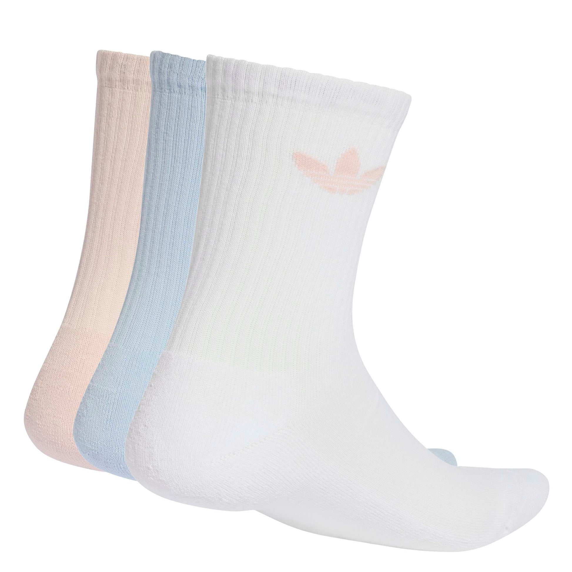 ADIDAS TREFOIL CREW SOCKEN 3ER PACK WHITE/CRSK/SANPIN Bild 2