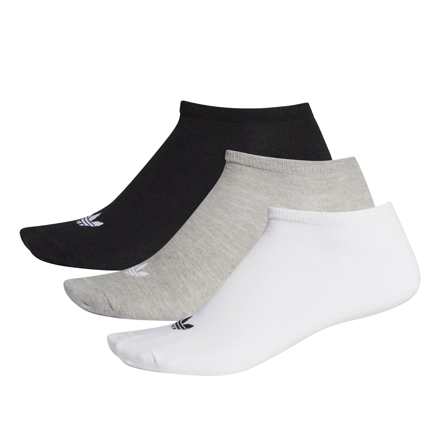 ADIDAS TREFOIL LINER SOCKEN WHITE/BLACK/MGREYH Bild 1