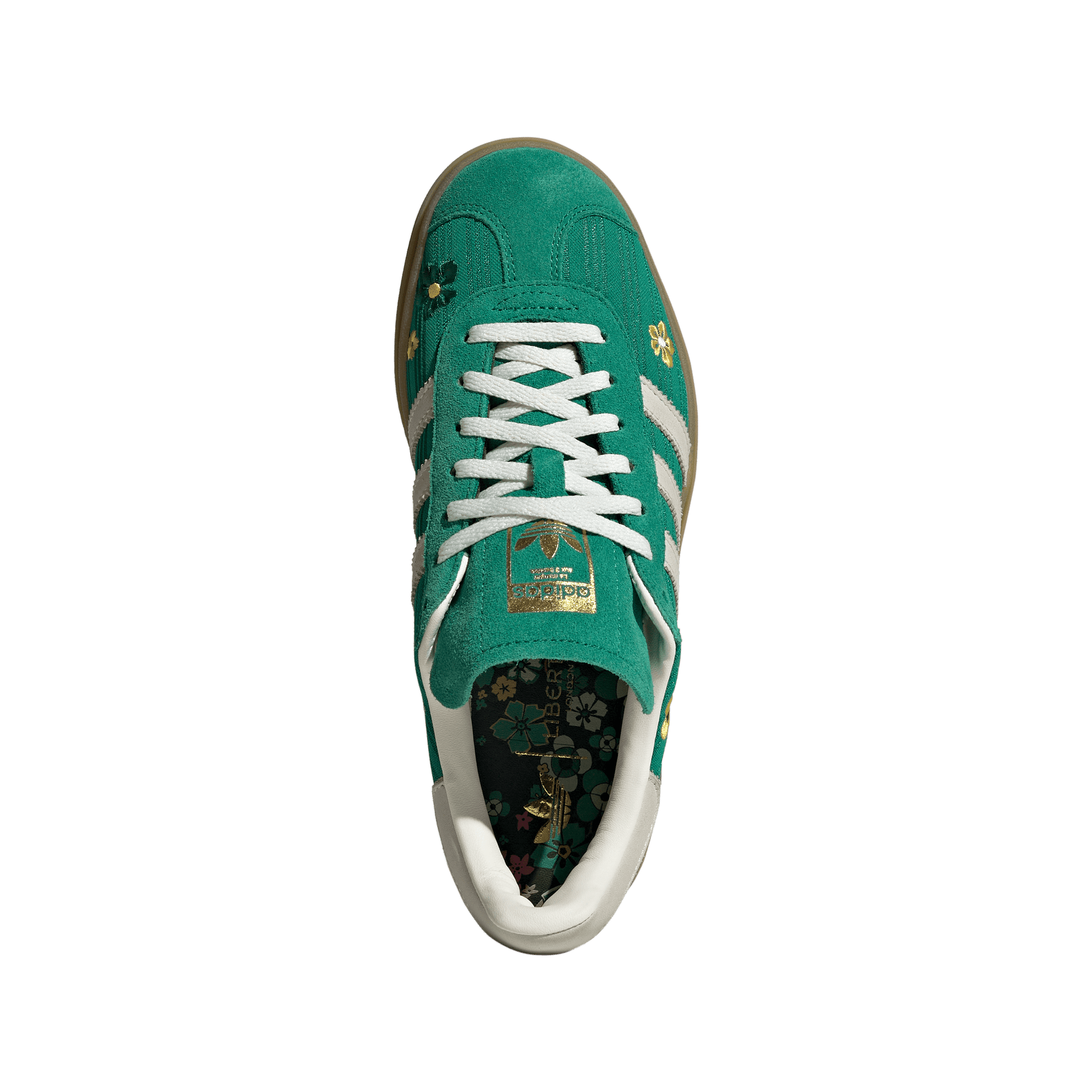 ADIDAS X LIBERTY LONDON GAZELLE BOLD BGREEN/OWHITE/EQTYEL Bild 10