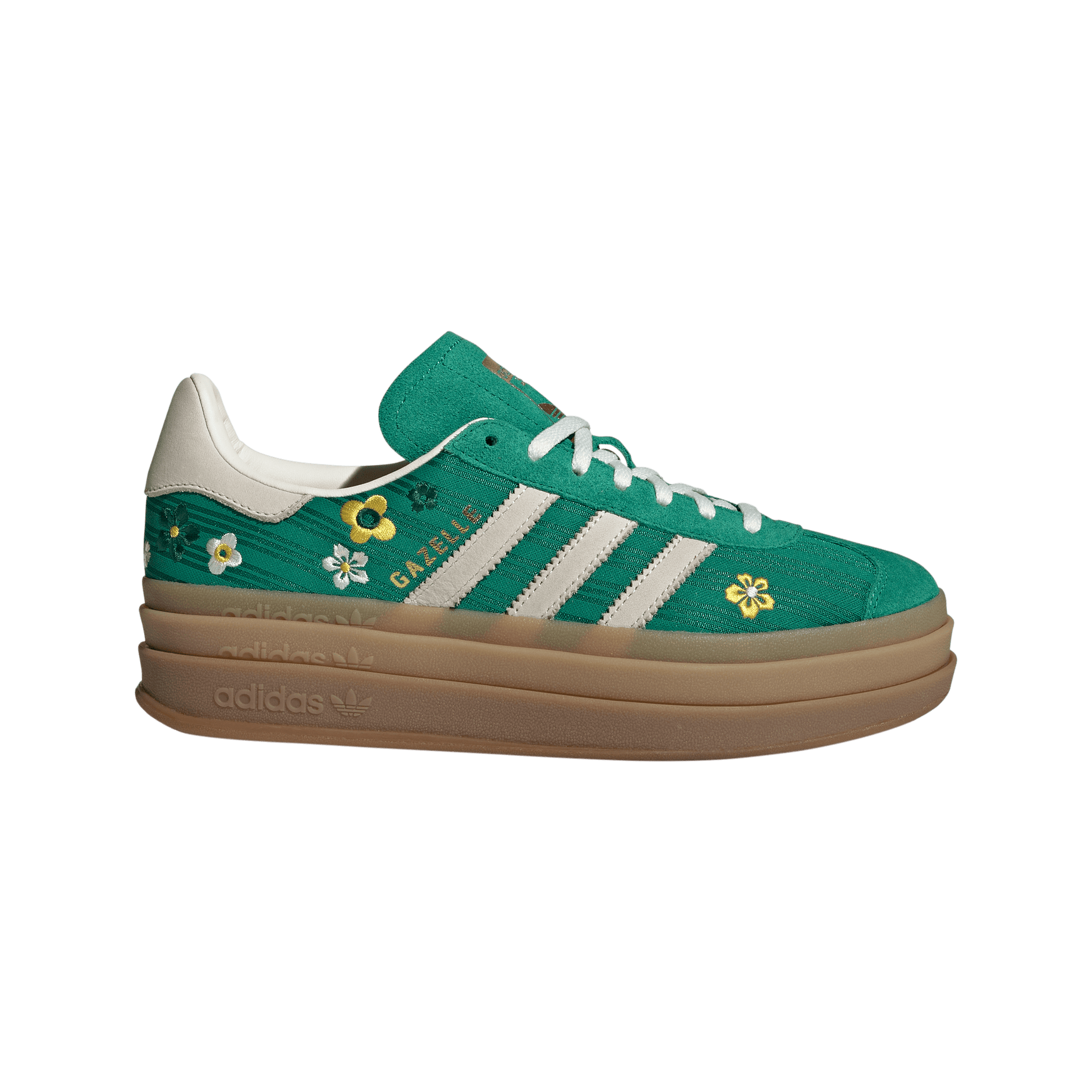 ADIDAS X LIBERTY LONDON GAZELLE BOLD BGREEN/OWHITE/EQTYEL Bild 1