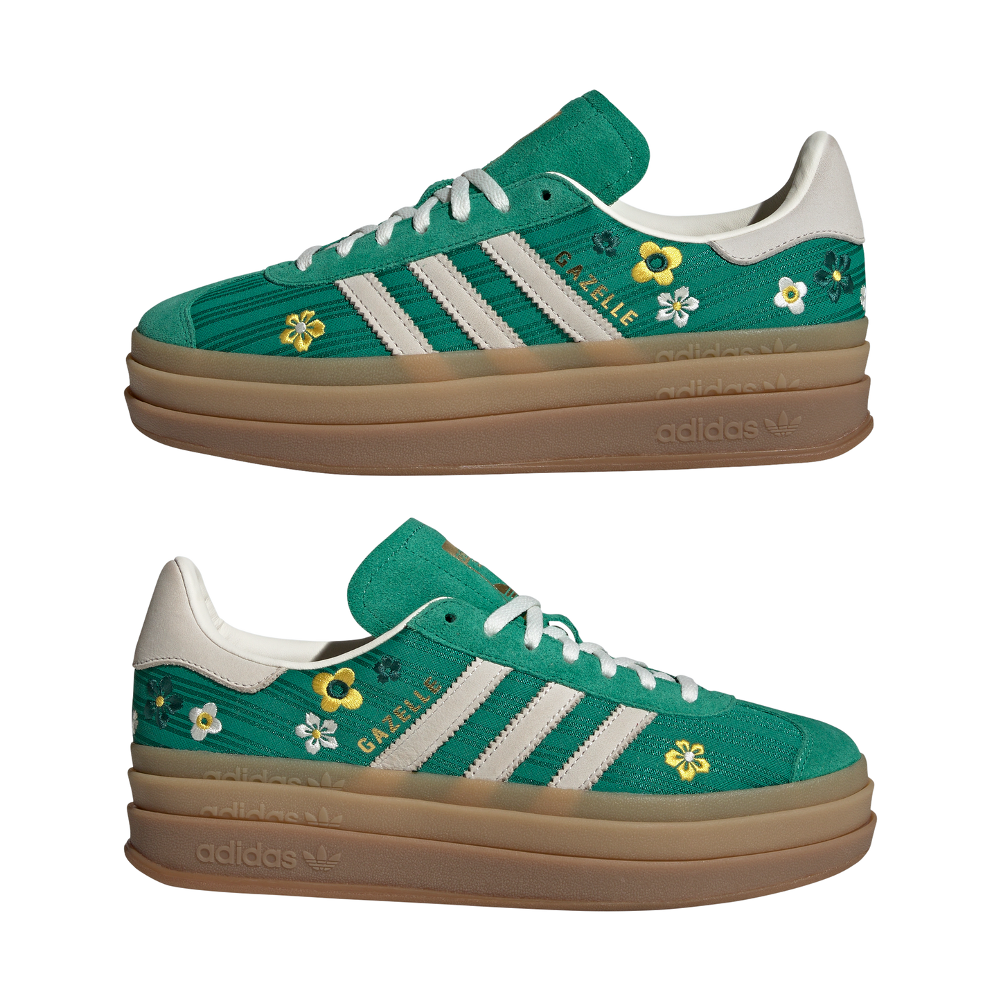 ADIDAS X LIBERTY LONDON GAZELLE BOLD BGREEN/OWHITE/EQTYEL Bild 5