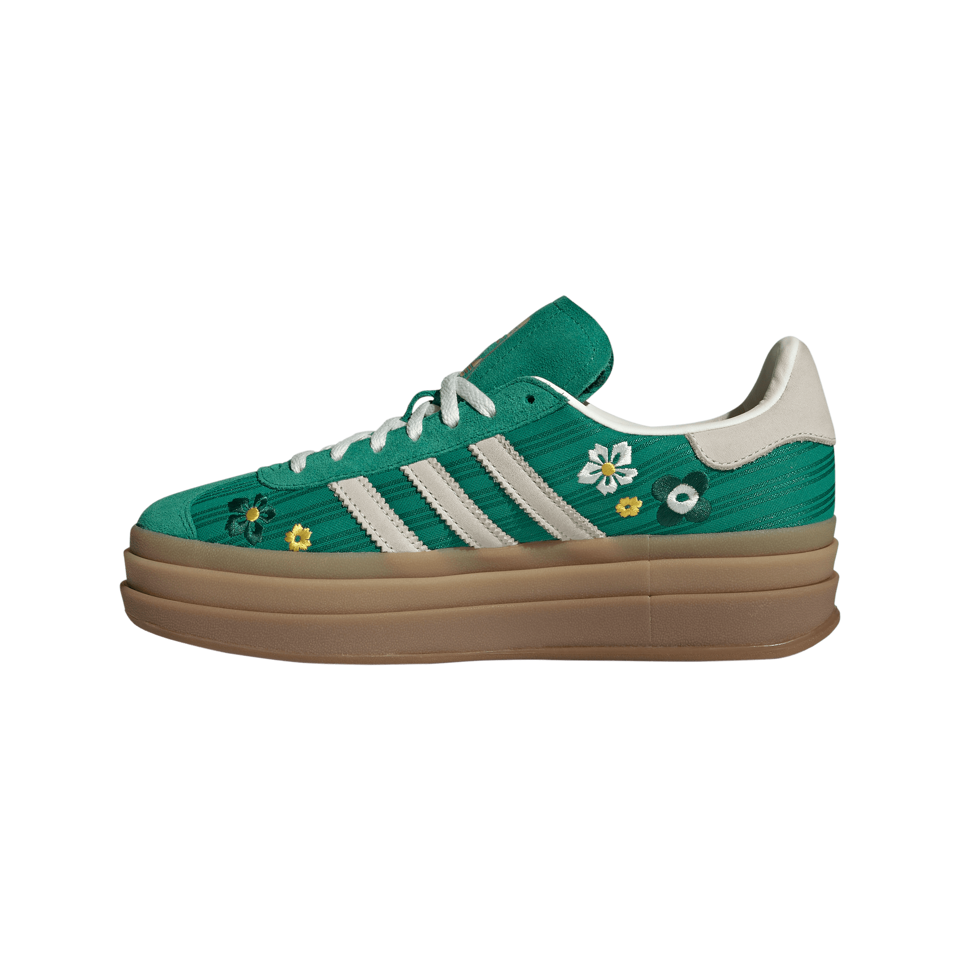 ADIDAS X LIBERTY LONDON GAZELLE BOLD BGREEN/OWHITE/EQTYEL Bild 6