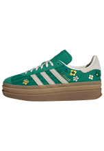Lade das Bild in den Galerie-Viewer, ADIDAS X LIBERTY LONDON GAZELLE BOLD BGREEN/OWHITE/EQTYEL Bild 9
