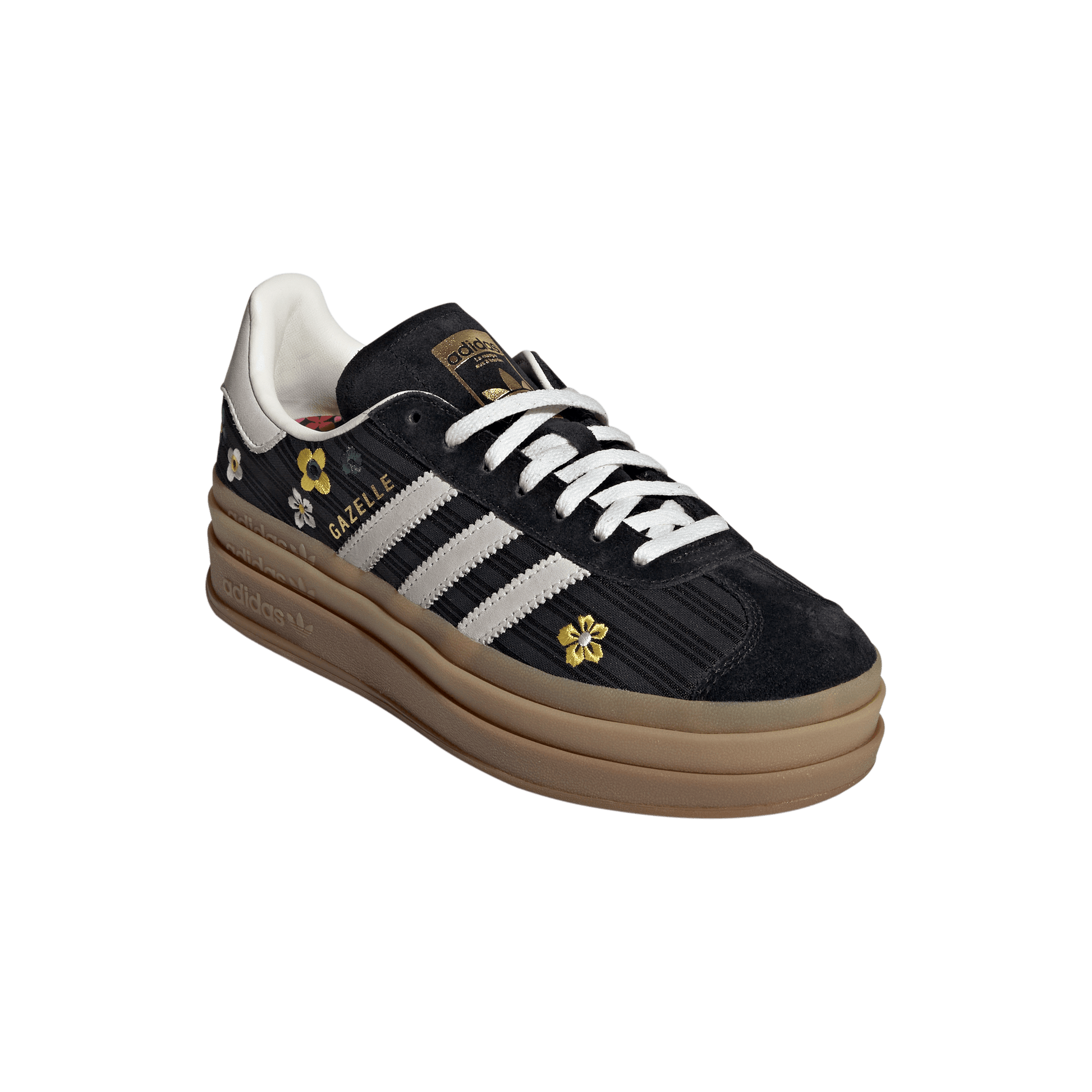 ADIDAS X LIBERTY LONDON GAZELLE BOLD CBLACK/OWHITE/EQTYEL Bild 10