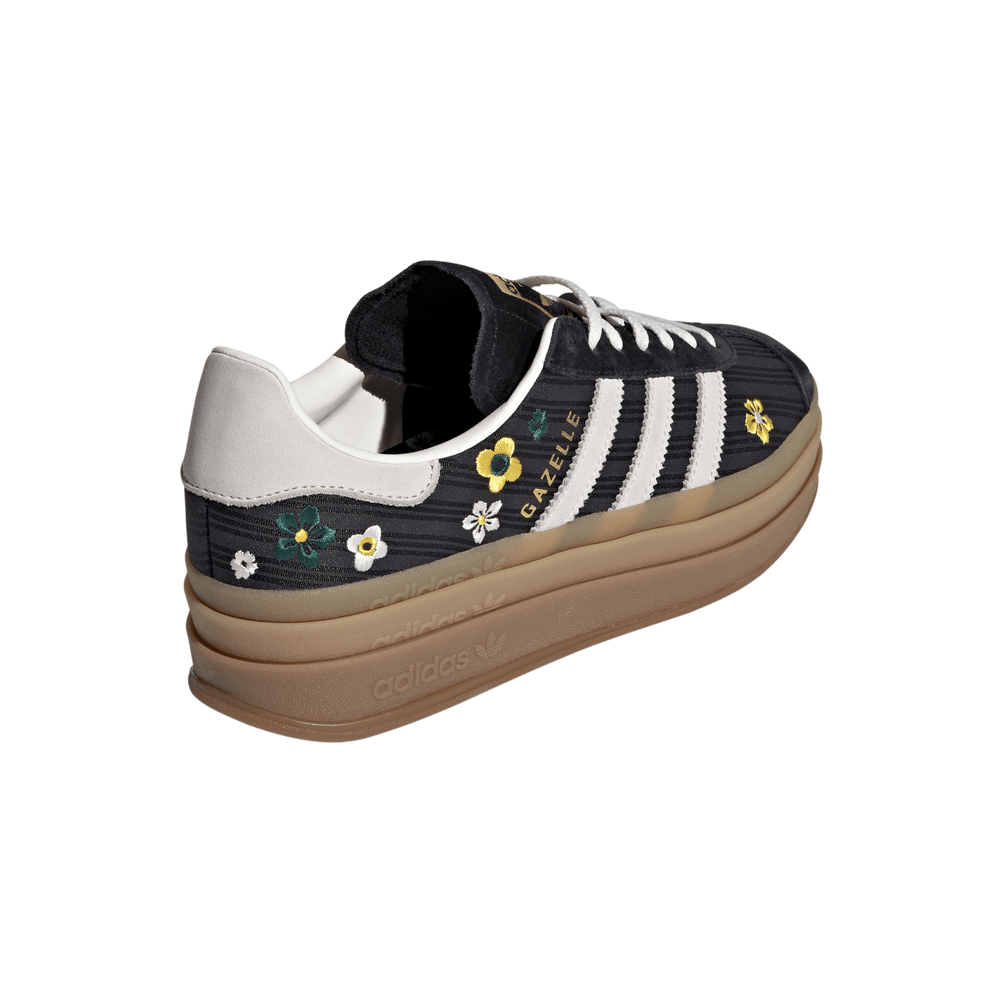 ADIDAS X LIBERTY LONDON GAZELLE BOLD CBLACK/OWHITE/EQTYEL Bild 11