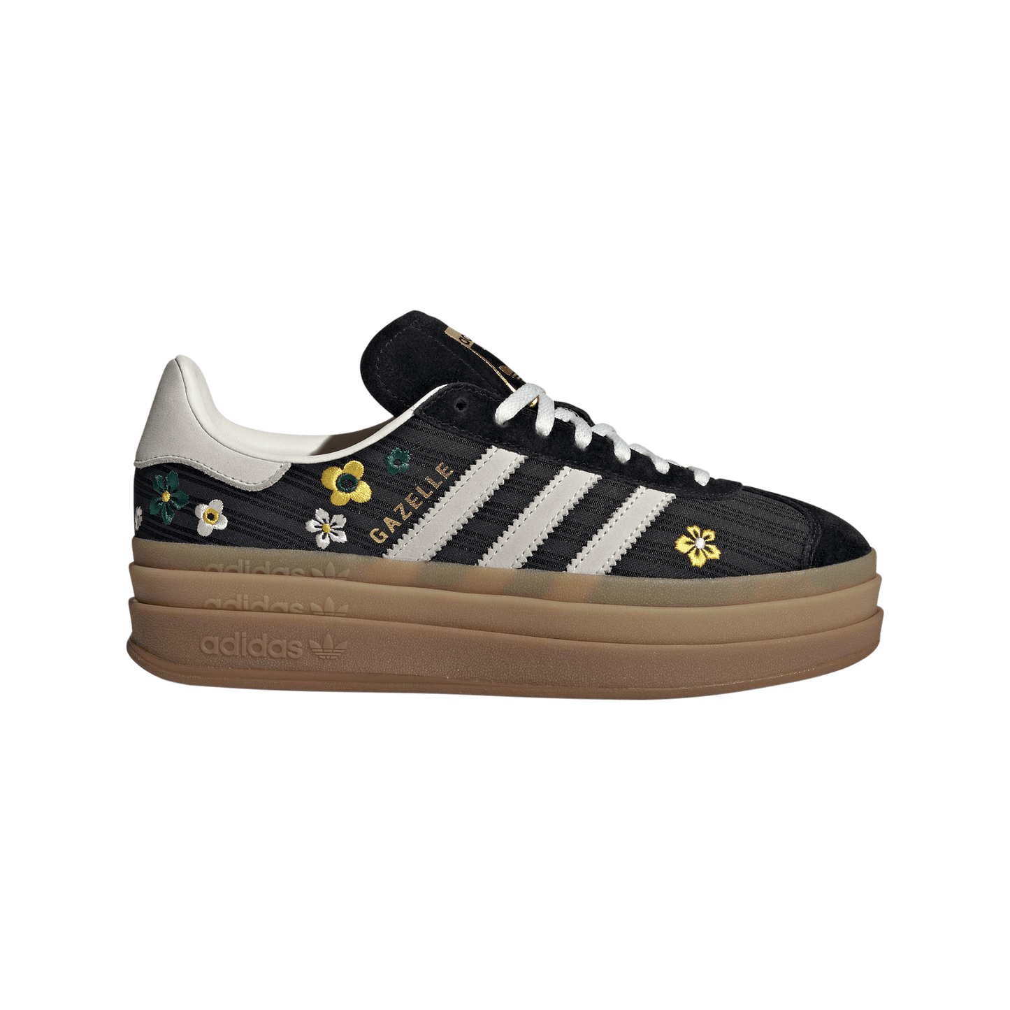 ADIDAS X LIBERTY LONDON GAZELLE BOLD CBLACK/OWHITE/EQTYEL Bild 1