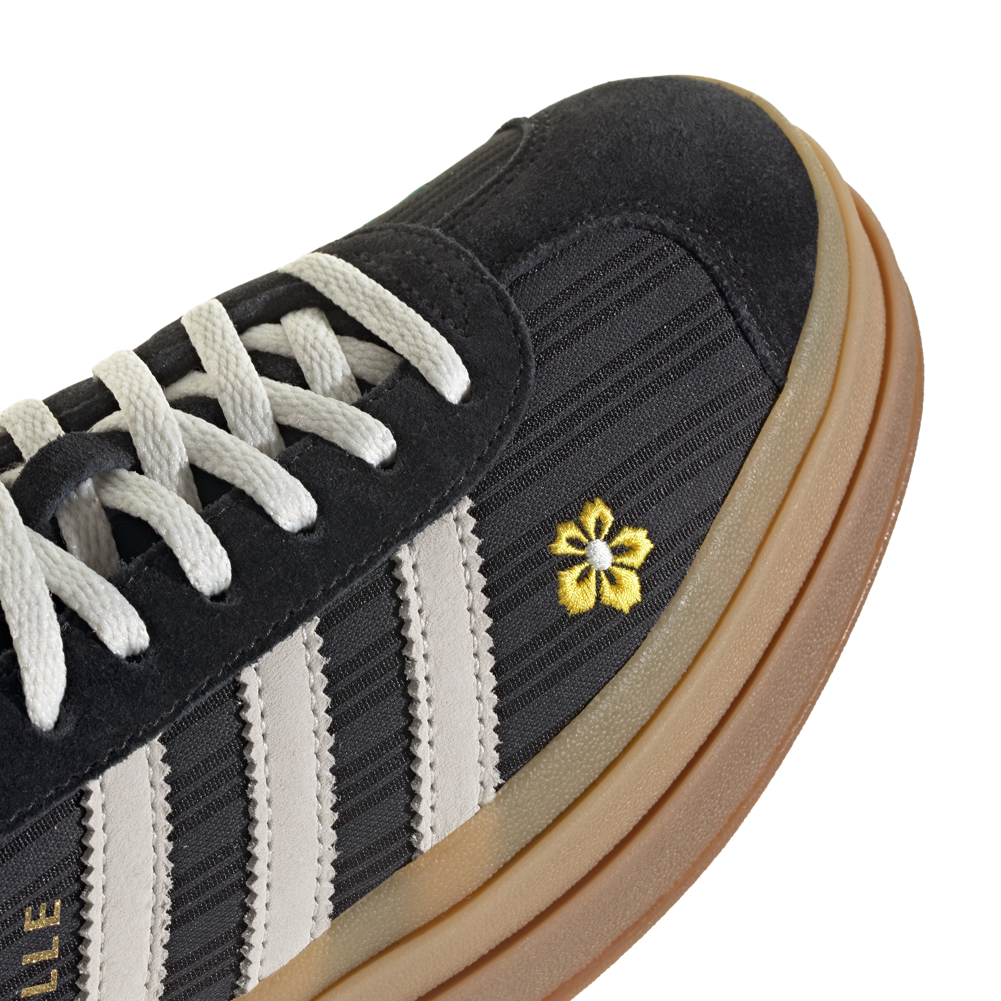 ADIDAS X LIBERTY LONDON GAZELLE BOLD CBLACK/OWHITE/EQTYEL Bild 4