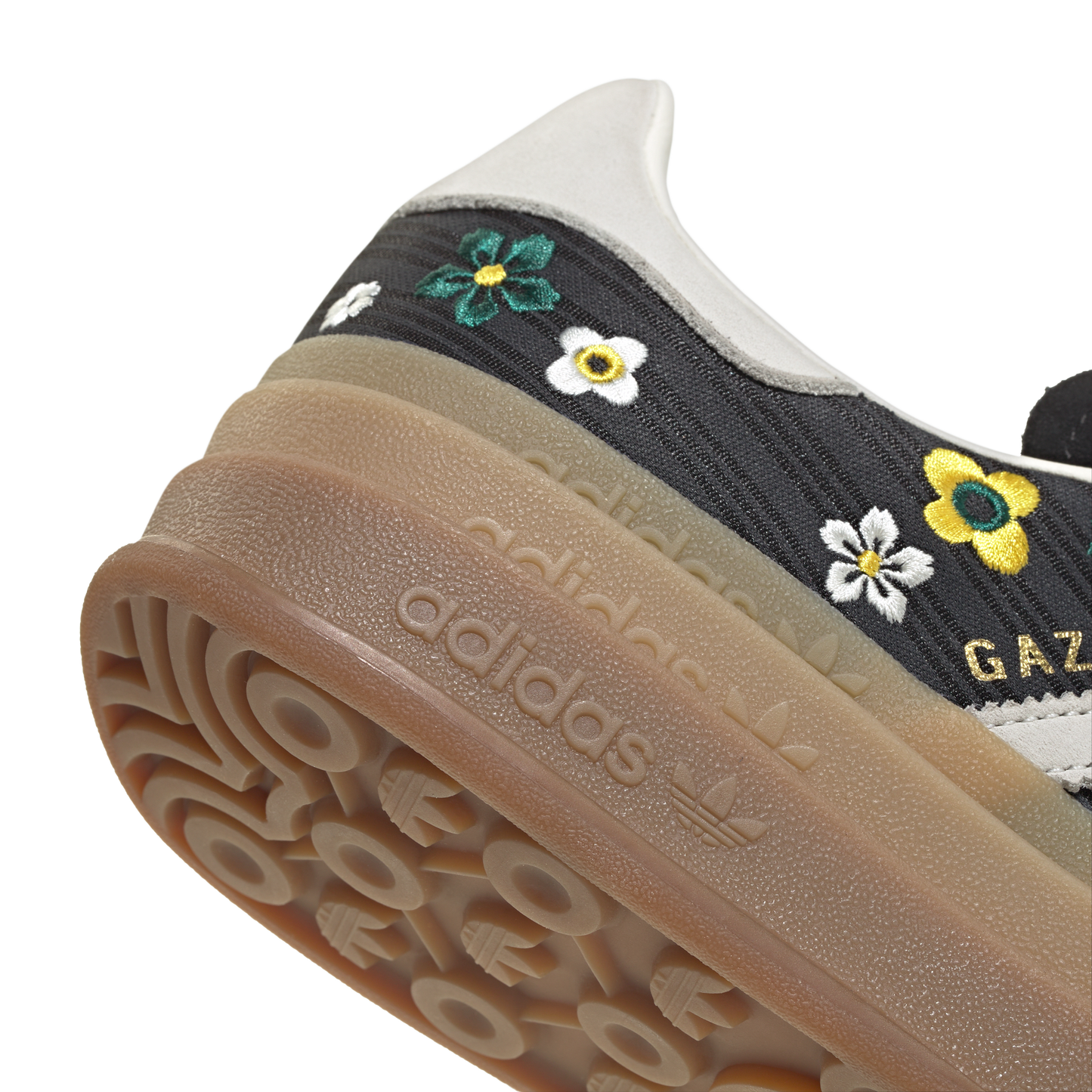 ADIDAS X LIBERTY LONDON GAZELLE BOLD CBLACK/OWHITE/EQTYEL Bild 5
