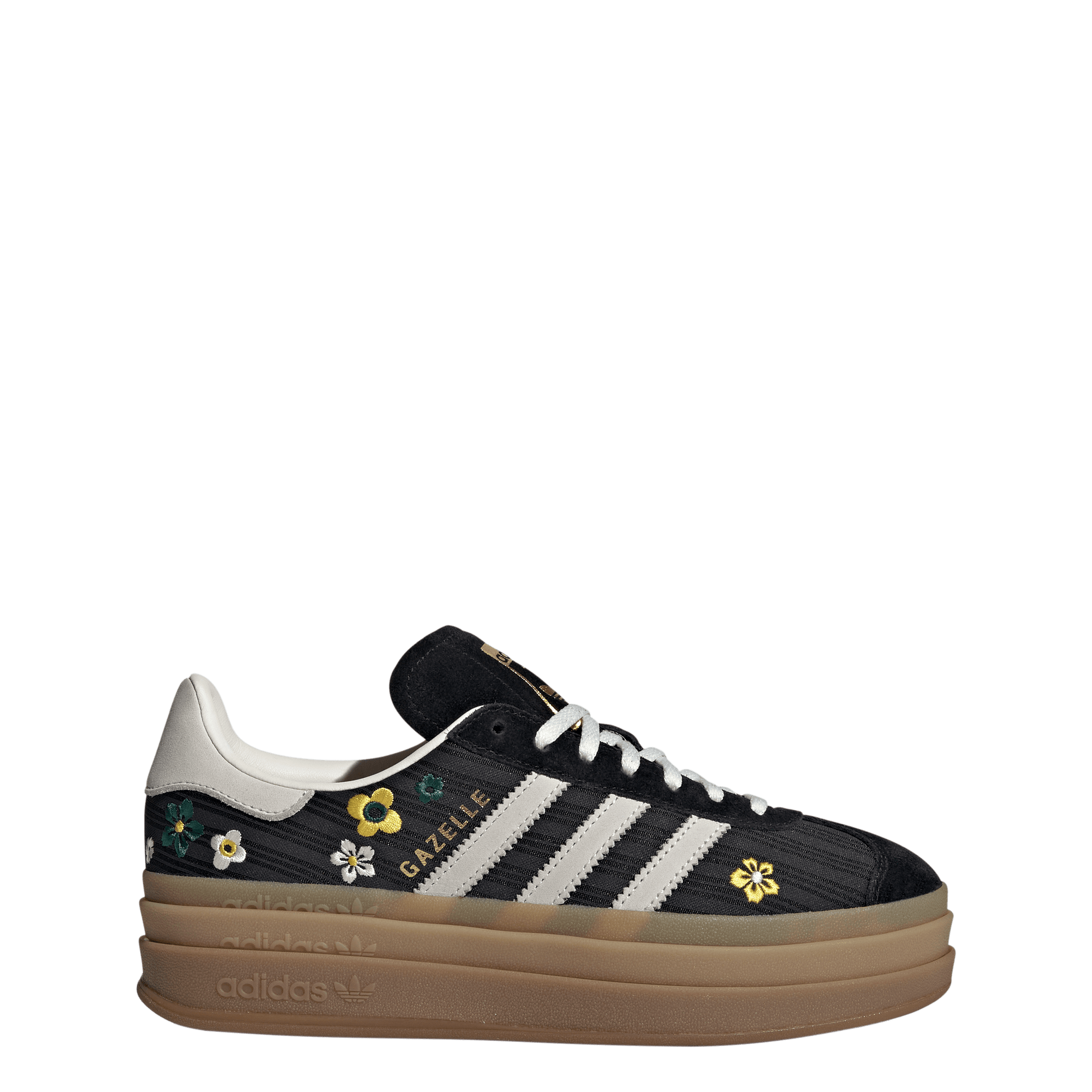 ADIDAS X LIBERTY LONDON GAZELLE BOLD CBLACK/OWHITE/EQTYEL Bild 6