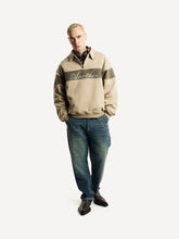 Lade das Bild in den Galerie-Viewer, ANOTHER COTTON LAB ANOTHER HALF ZIP SWEATSHIRT BEIGE Bild 4
