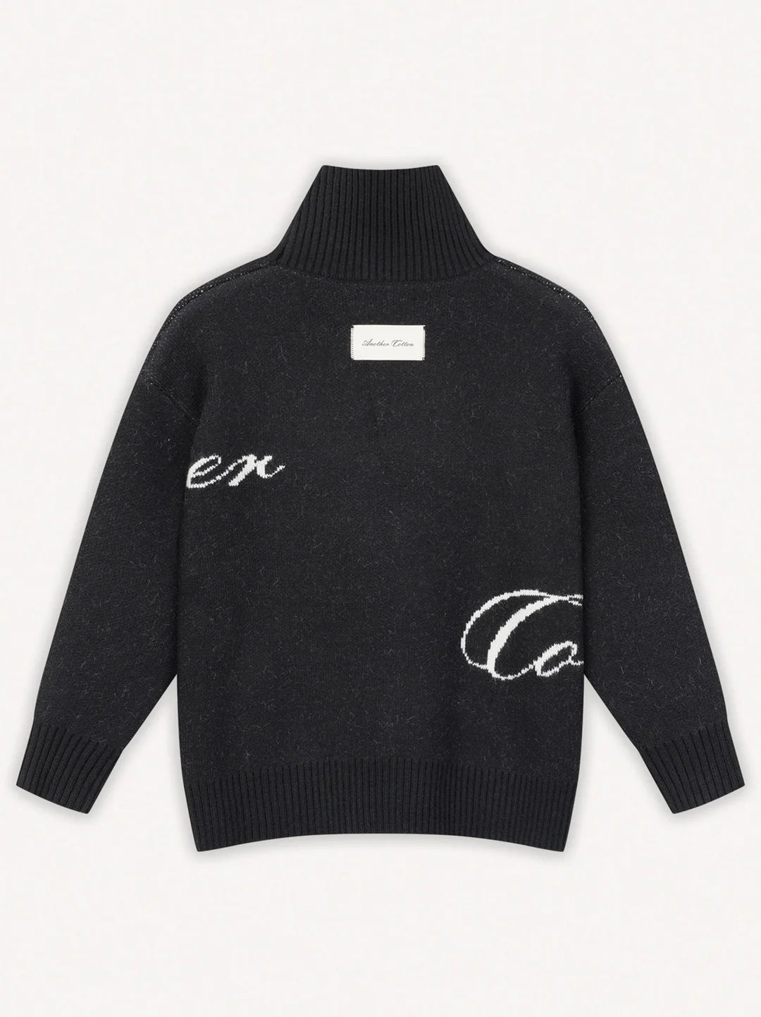 ANOTHER COTTON LAB ANOTHER KNIT TURTLENECK BLACK Bild 3