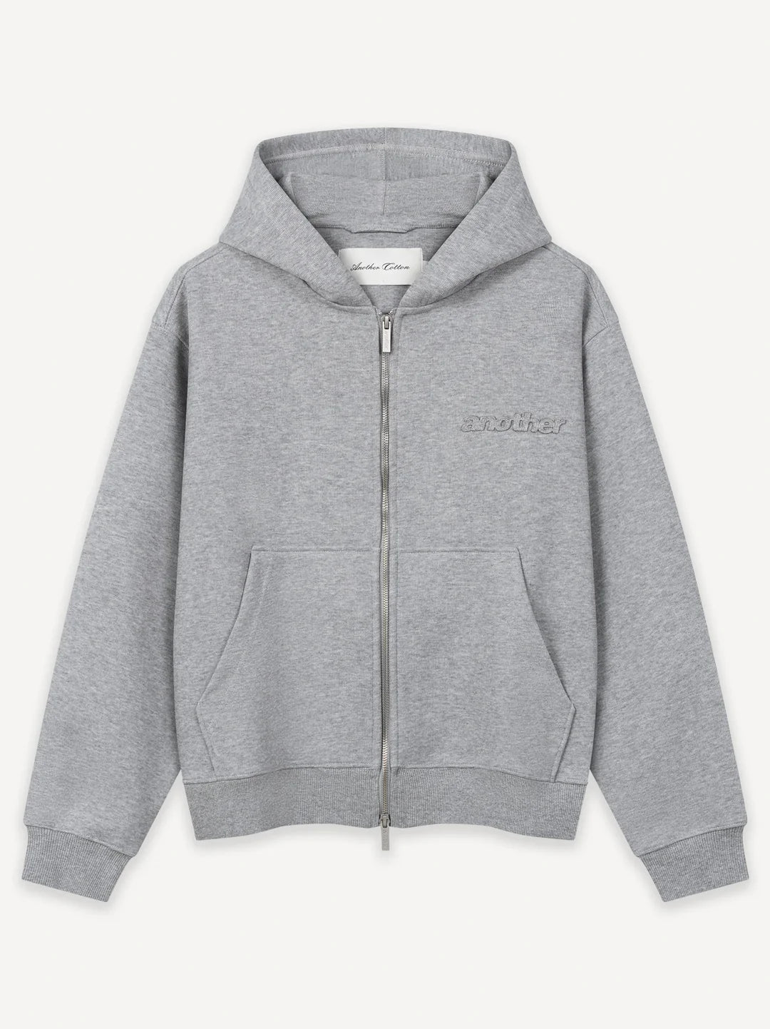ANOTHER SIGNATURE ZIP HOODIE GREY Bild 1