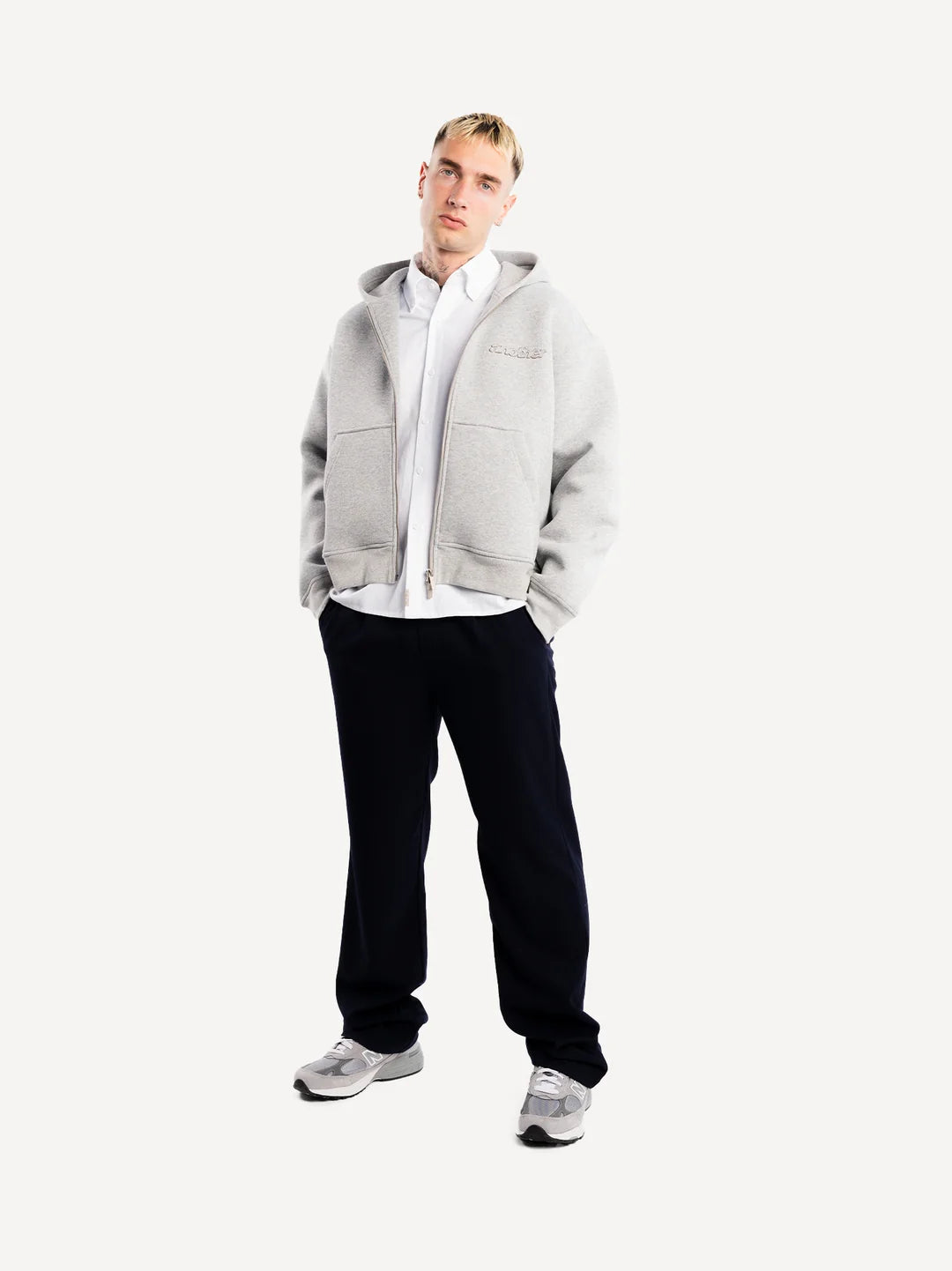 ANOTHER SIGNATURE ZIP HOODIE GREY Bild 3