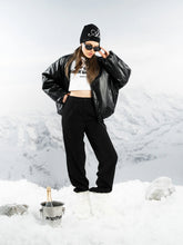 Lade das Bild in den Galerie-Viewer, ANOTHER COTTON LAB ANOTHER VEGAN BOMBER JACKET BLACK Bild 2
