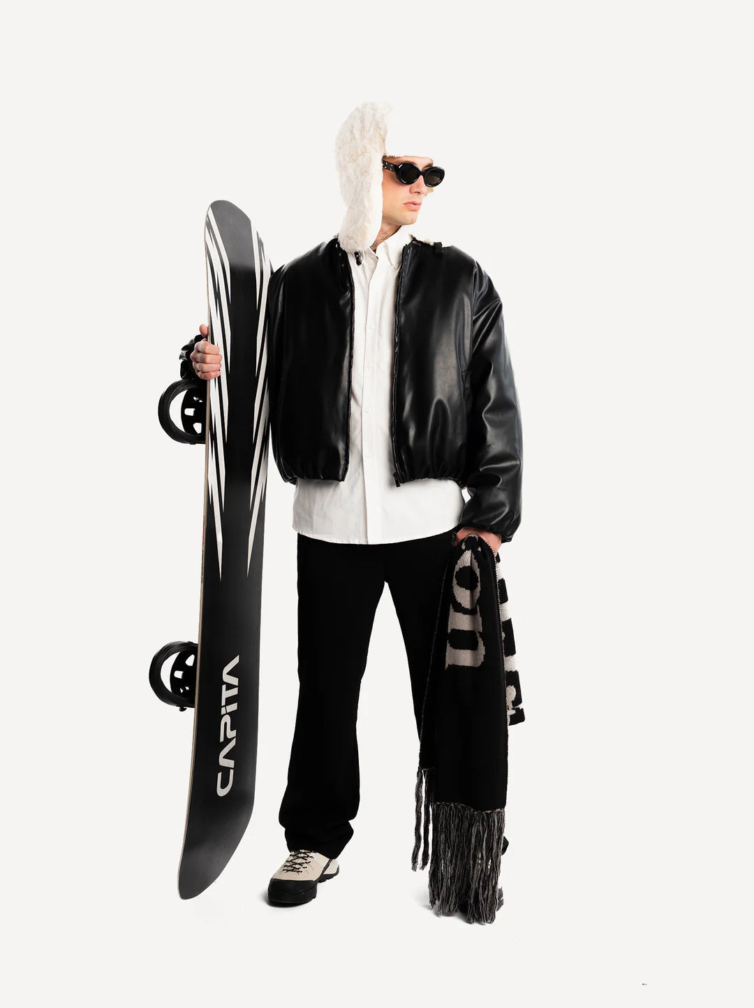 ANOTHER COTTON LAB ANOTHER VEGAN BOMBER JACKET BLACK Bild 8