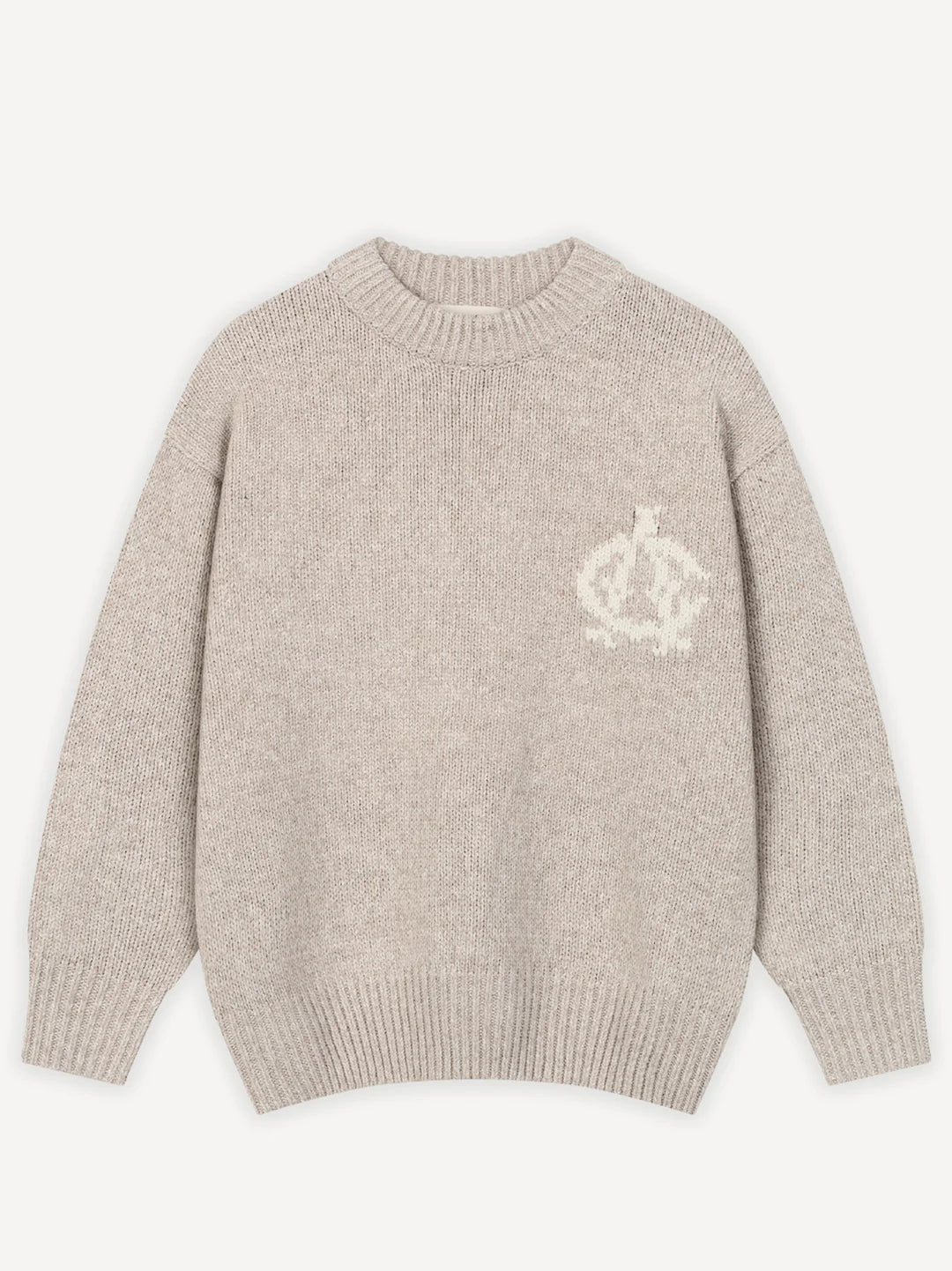 ANOTHER COTTON LAB ANOTHER YANKEE KNIT SWEATER BEIGE Bild 1