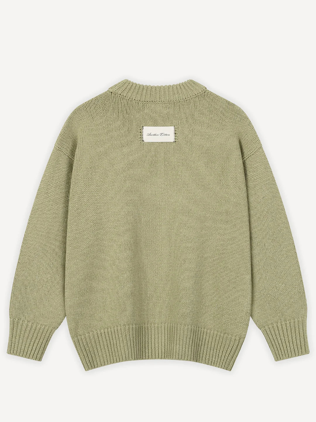 ANOTHER COTTON LAB ANOTHER YANKEE KNIT SWEATER GREEN Bild 3